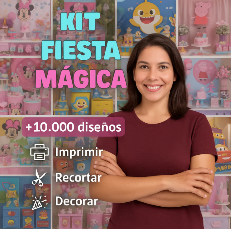 MEGA ACCESO CUMPLE SOÑADO: Kit Fiesta Mágica + 4 Super Packs Exclusivos